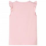 Vidaxl Children's shirt with ruffles on the sleeves 140 light pink