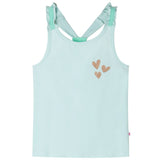 Vidaxl Children's Top 116 light mint -colored