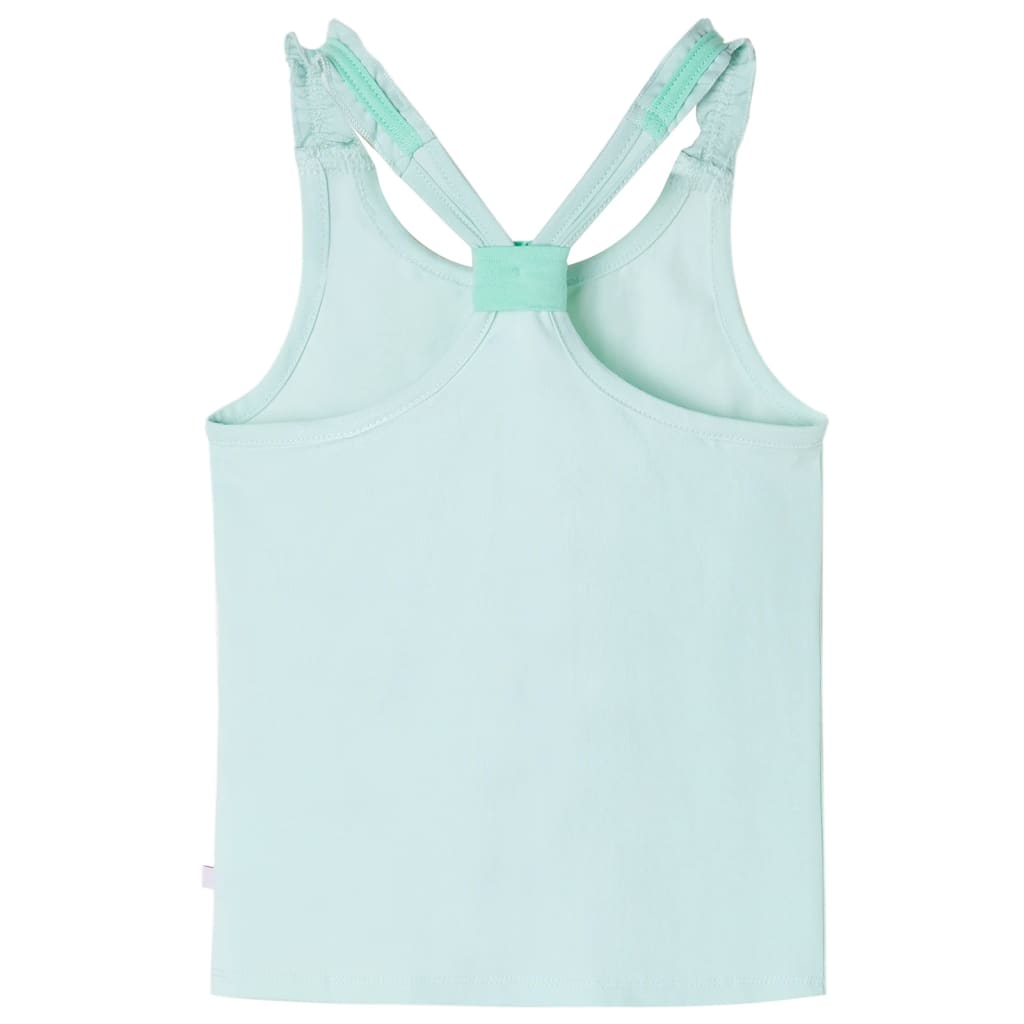 Vidaxl Children's Top 116 light mint -colored