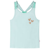 Vidaxl Børns Top 128 Light Mint -farvede