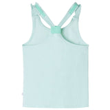 Vidaxl Børns Top 128 Light Mint -farvede