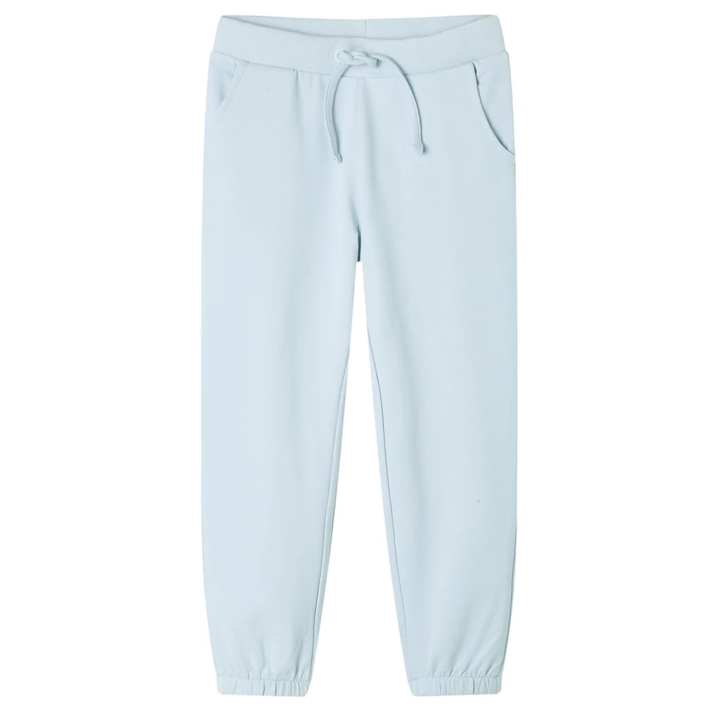 Pantaloni da jogging per bambini Vidaxl 140 azzurri