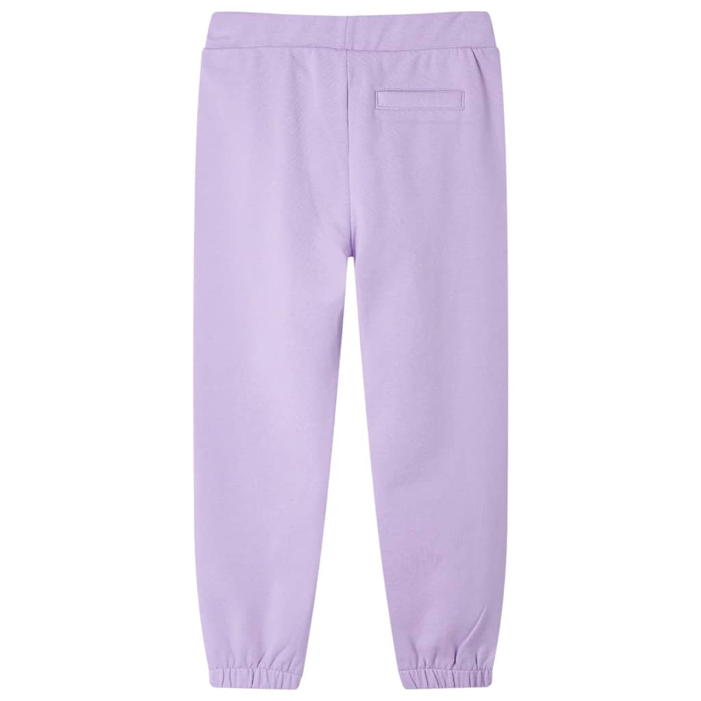 Pantalones de trote de Vidaxl para niños 128 lila