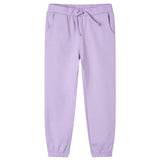Vidaxl dětské joggingové kalhoty 140 lila