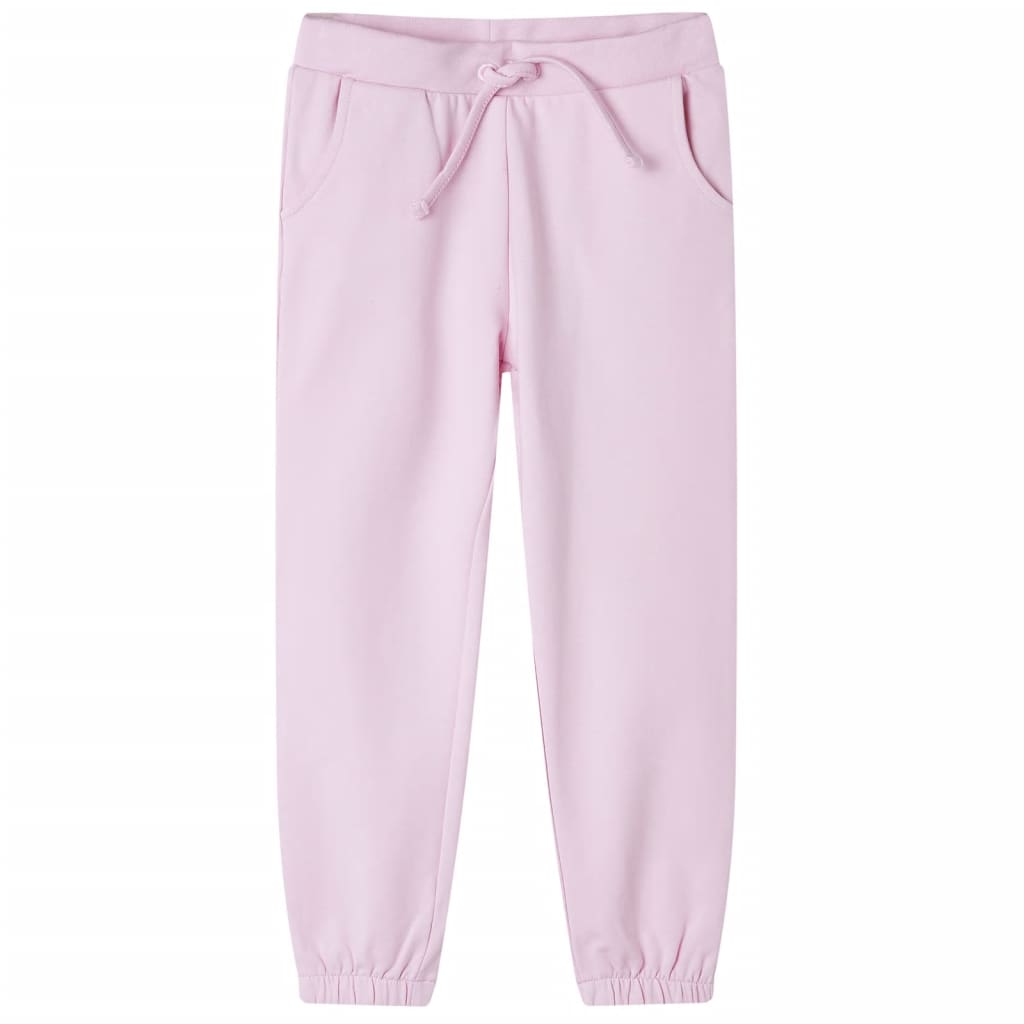Vidaxl pantalon de jogging pour enfants 92 rose clair