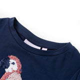 Vidaxl Children's shirt 104 Navy blue