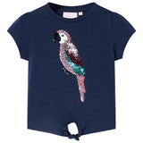 Vidaxl Children's shirt 116 Navy blue