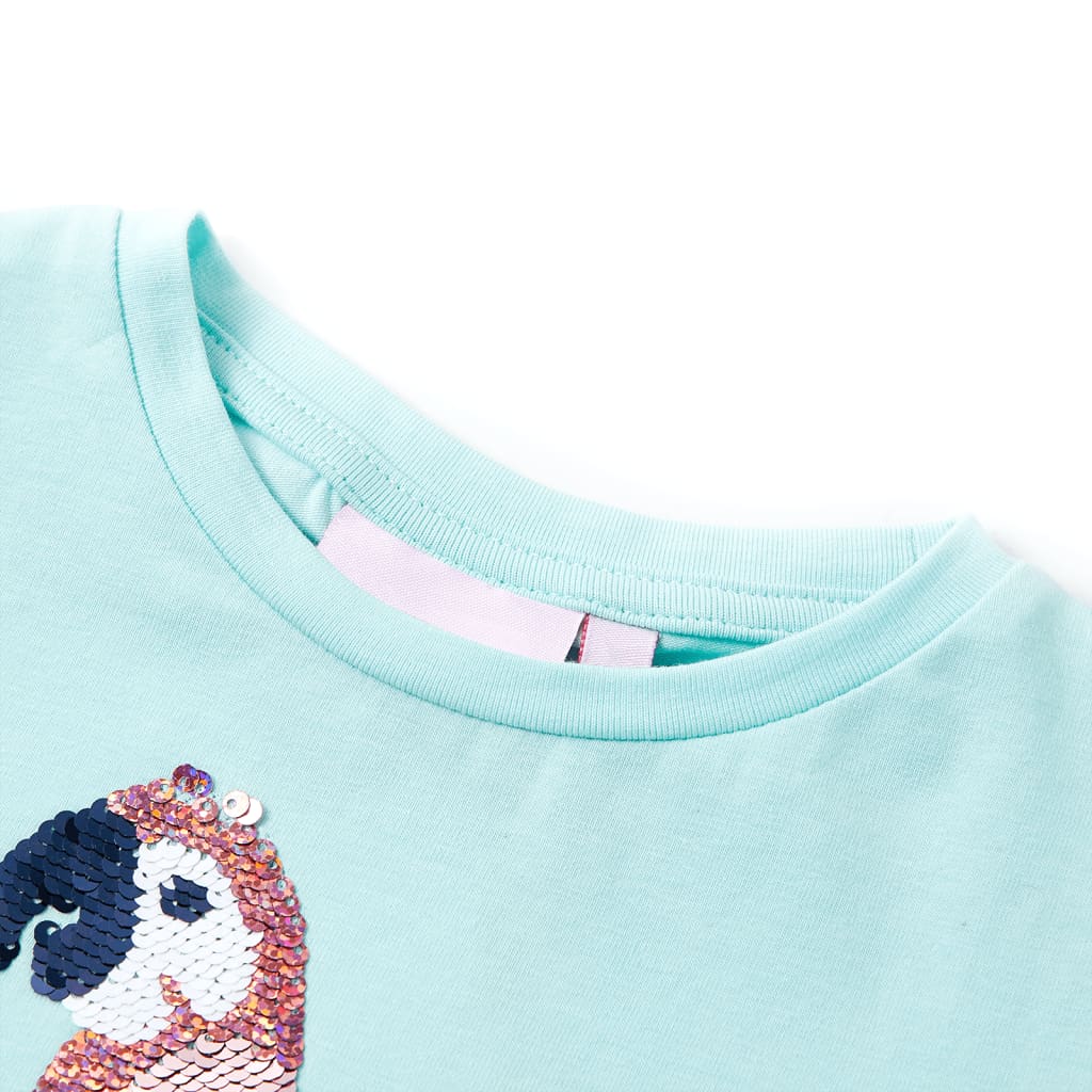 Vidaxl Children's shirt 104 light sea blue