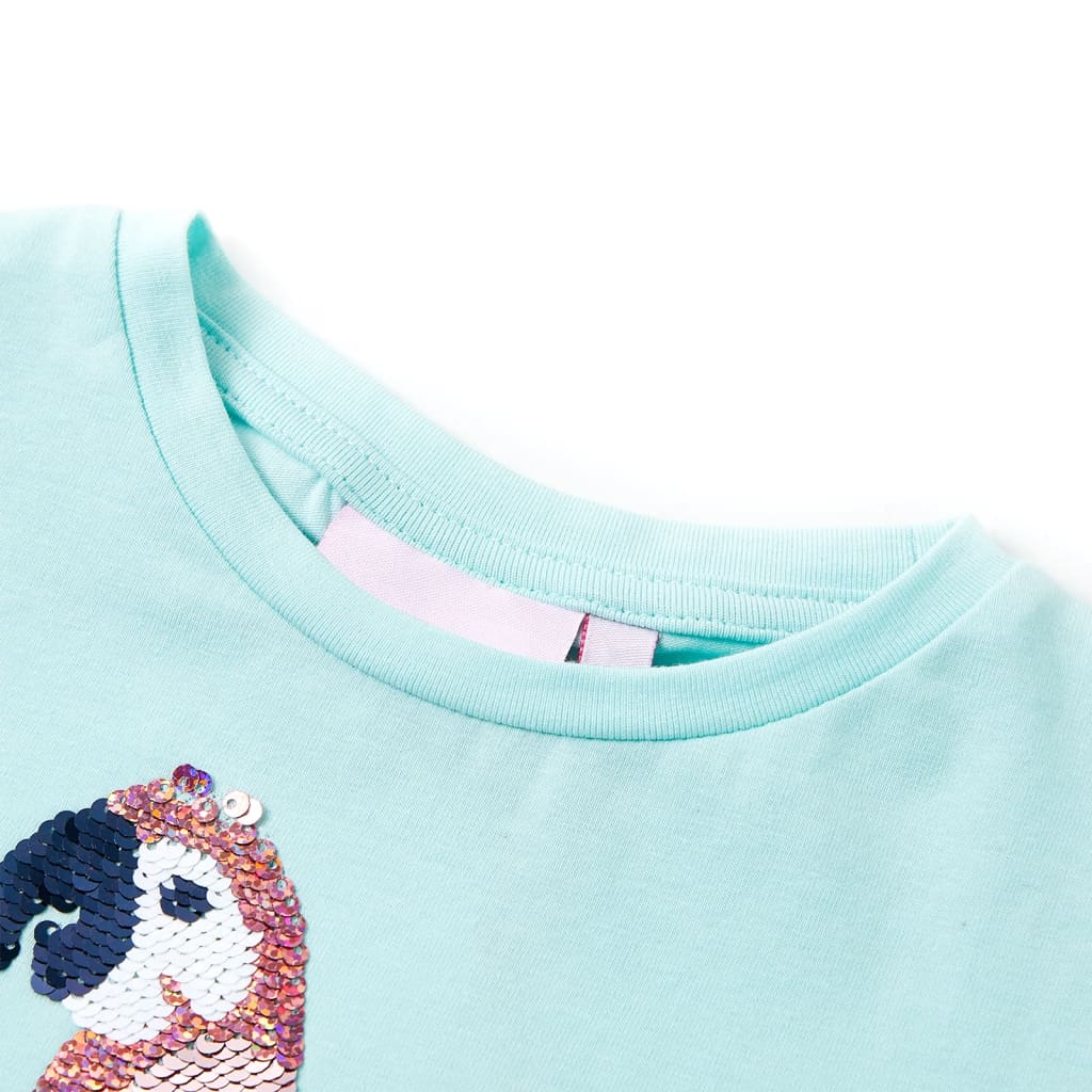 Vidaxl Children's shirt 116 light sea blue