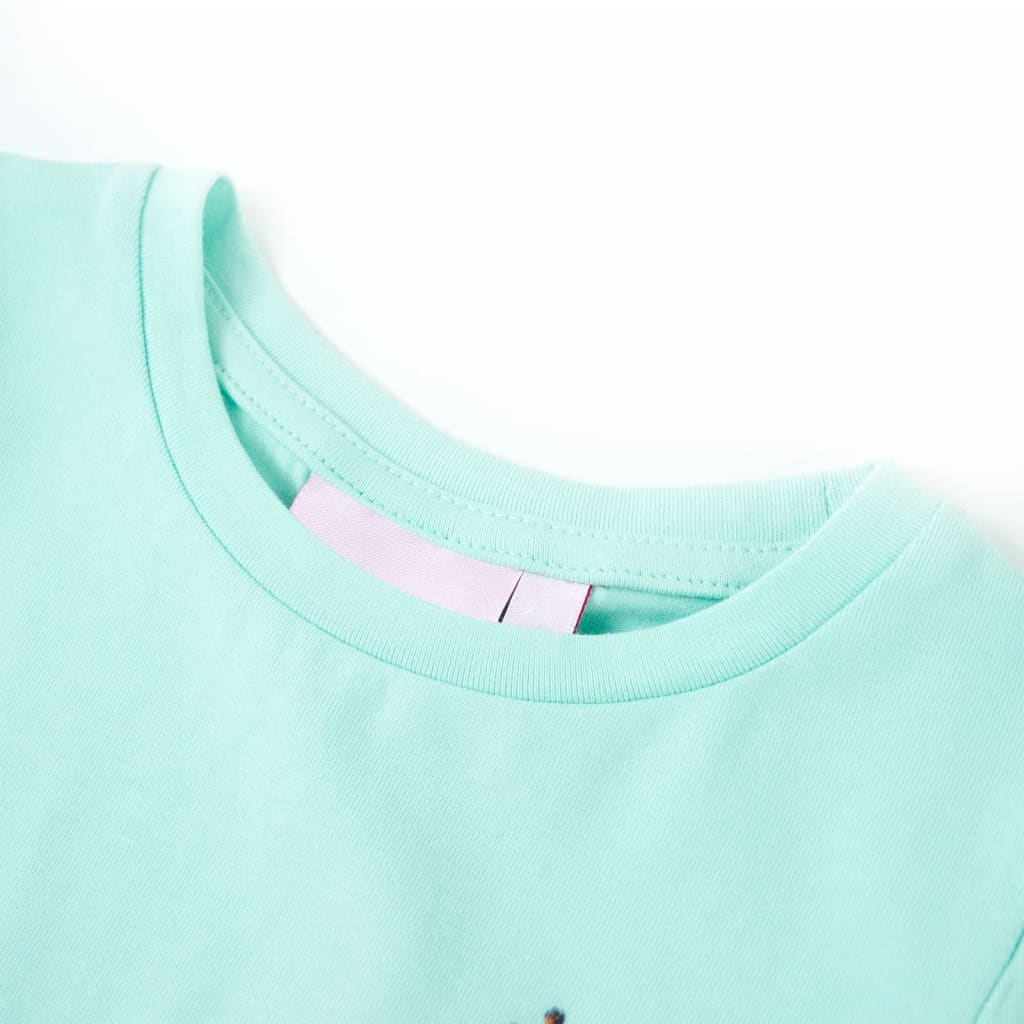 Vidaxl Children's Shirt 104 Light Sea Blue