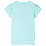 Vidaxl Children's shirt 116 light sea blue