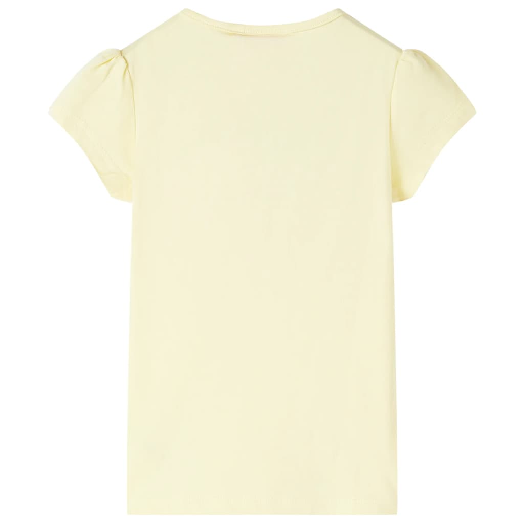 Vidaxl Children's Shirt 92 Miękki żółty