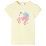 Vidaxl Children's shirt 116 soft yellow