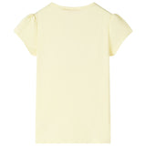 Vidaxl Children's Shirt 128 Miękki żółty