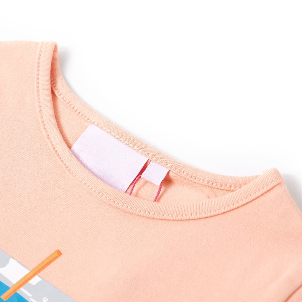 Vidaxl Children's Shirt 104 Light Orange