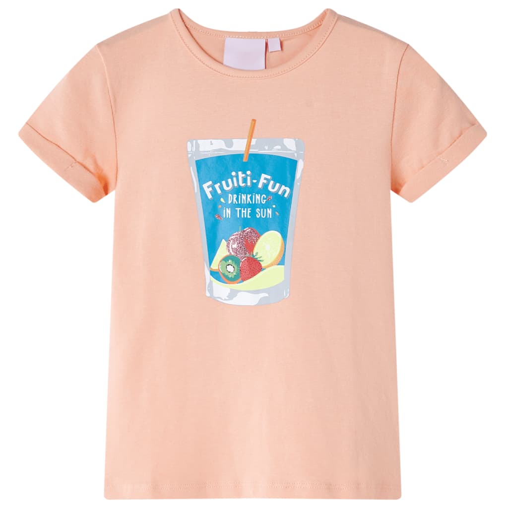Vidaxl Children's Shirt 116 Light Orange