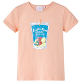 Vidaxl Children's Shirt 116 Light Orange