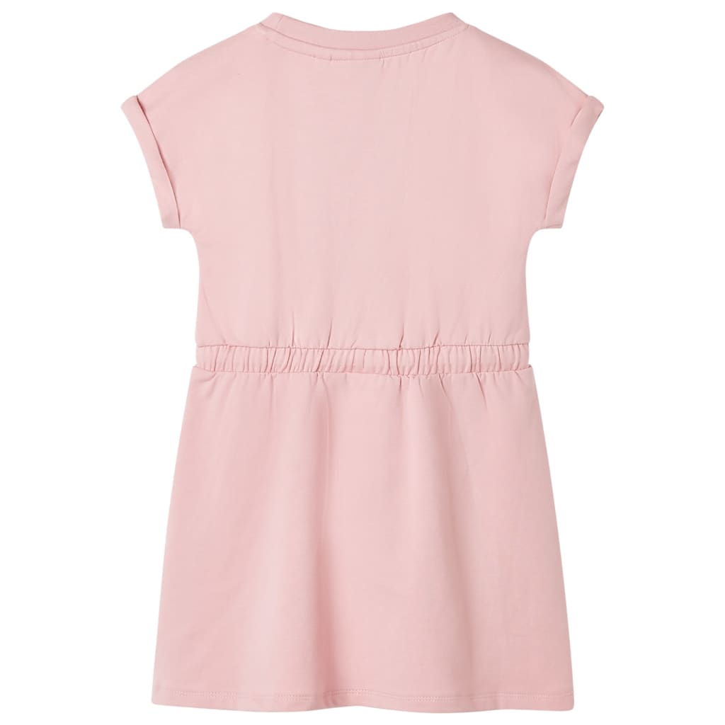 Vidaxl Children's dress with drawstring 92 light pink