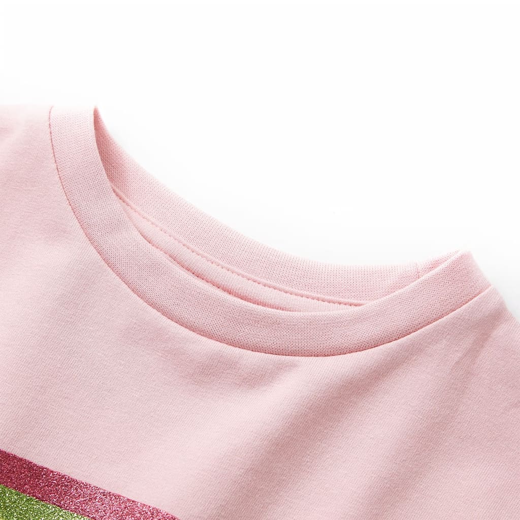 Vidaxl Children's dress with drawstring 92 light pink