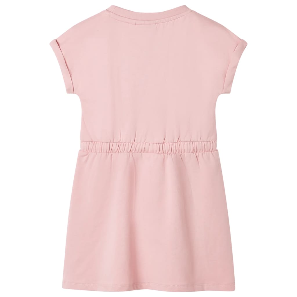 Vidaxl children's dress with drawstring 116 light pink