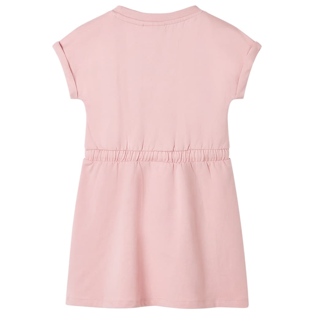Vidaxl Children's dress with drawstring 140 light pink