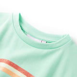 Vidaxl children's dress with drawstring 104 bright green