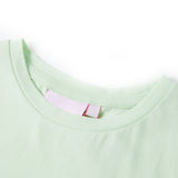 Vidaxl children's shirt with cap sleeves 92 soft green