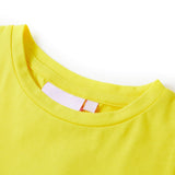 Vidaxl children's shirt with cap sleeves 104 bright yellow