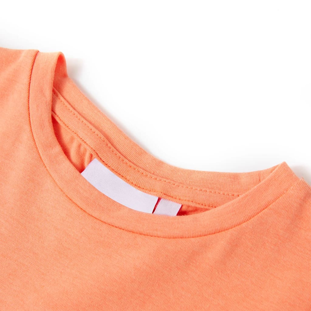 Vidaxl Kanner Shirt mat Cap Hölungen 92 Neonoanje