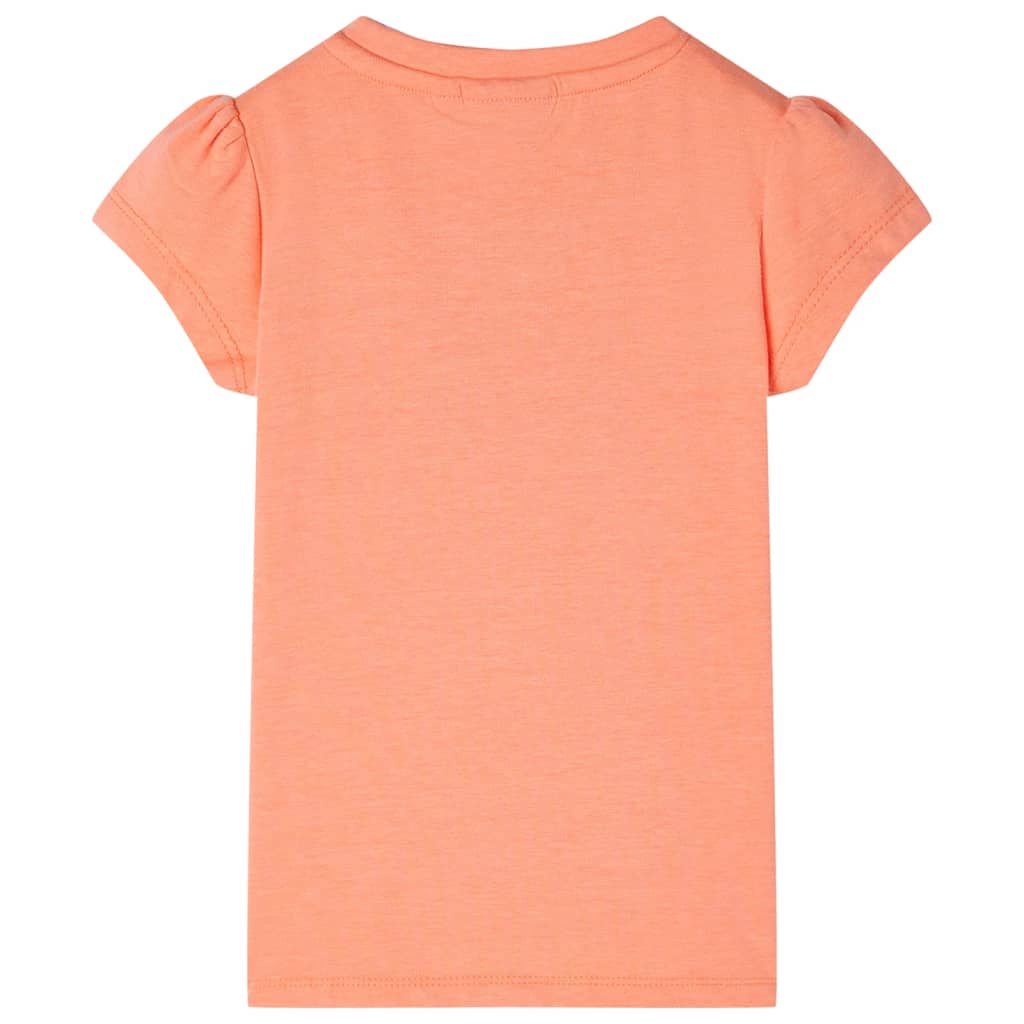 VidaXL children's shirt with cap sleeves 104 neonoranje