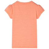VidaXL children's shirt with cap sleeves 104 neonoranje