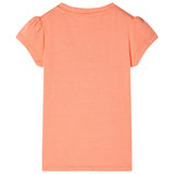 Vidaxl Kanner Shirt mat Cap Sleeves 116 Neonoranje