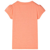 Vidaxl Children's shirt with cap sleeves 128 neonoranje