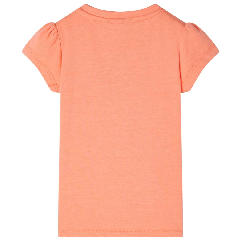 VidaXL children's shirt with cap sleeves 140 neonoranje