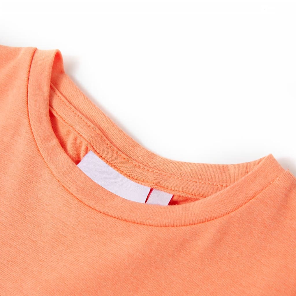 VidaXL children's shirt with cap sleeves 140 neonoranje