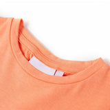 VidaXL children's shirt with cap sleeves 140 neonoranje