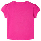 Vidaxl Kanner Shirt 92 donkel rosa