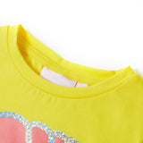 Vidaxl camisa para niños 140 amarillo