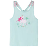 Vidaxl Children's top 92 light mint -colored