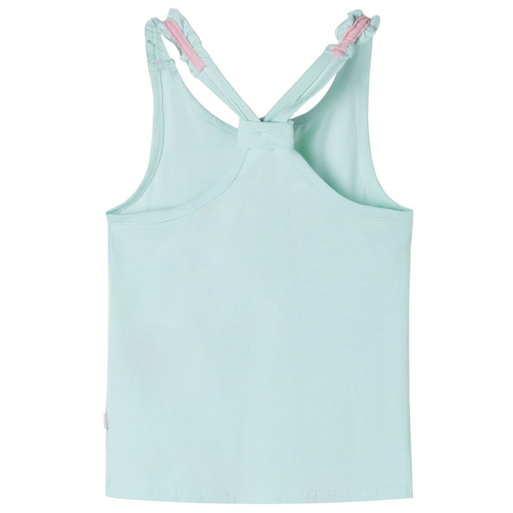 Vidaxl Children's top 92 light mint -colored