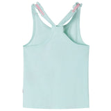 Vidaxl Children's top 92 light mint -colored
