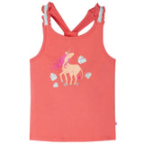 Vidaxl Children's top 92 coral -colored