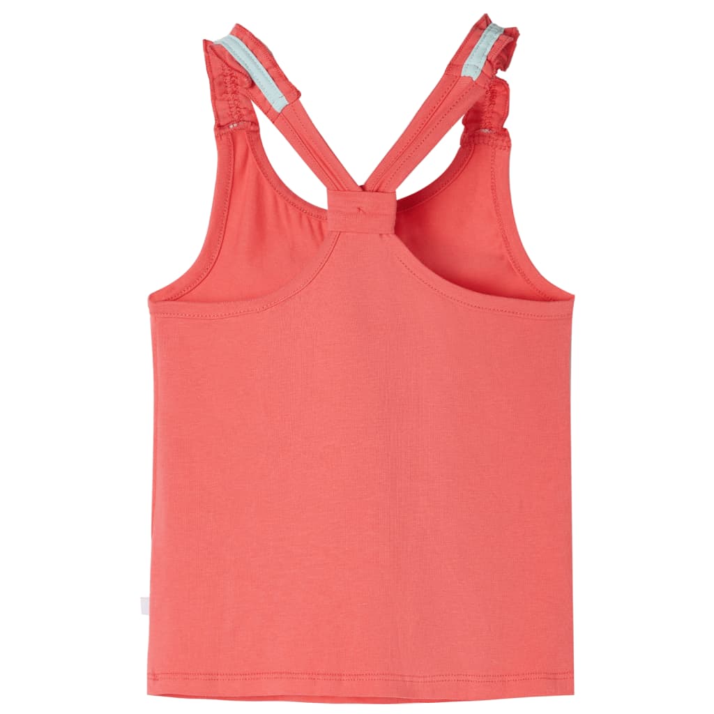 Vidaxl Children's top 92 coral -colored