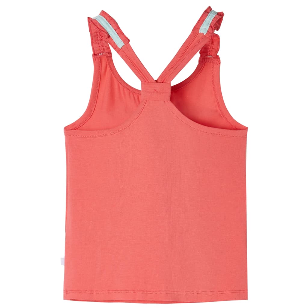 Vidaxl Children's top 128 coral -colored