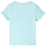 Vidaxl children's shirt with short sleeves 92 light sea blue