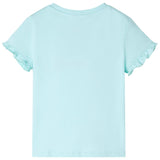 Vidaxl children's shirt with short sleeves 128 light sea blue