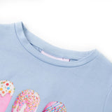 Vidaxl Camisa para niños 128 Azul
