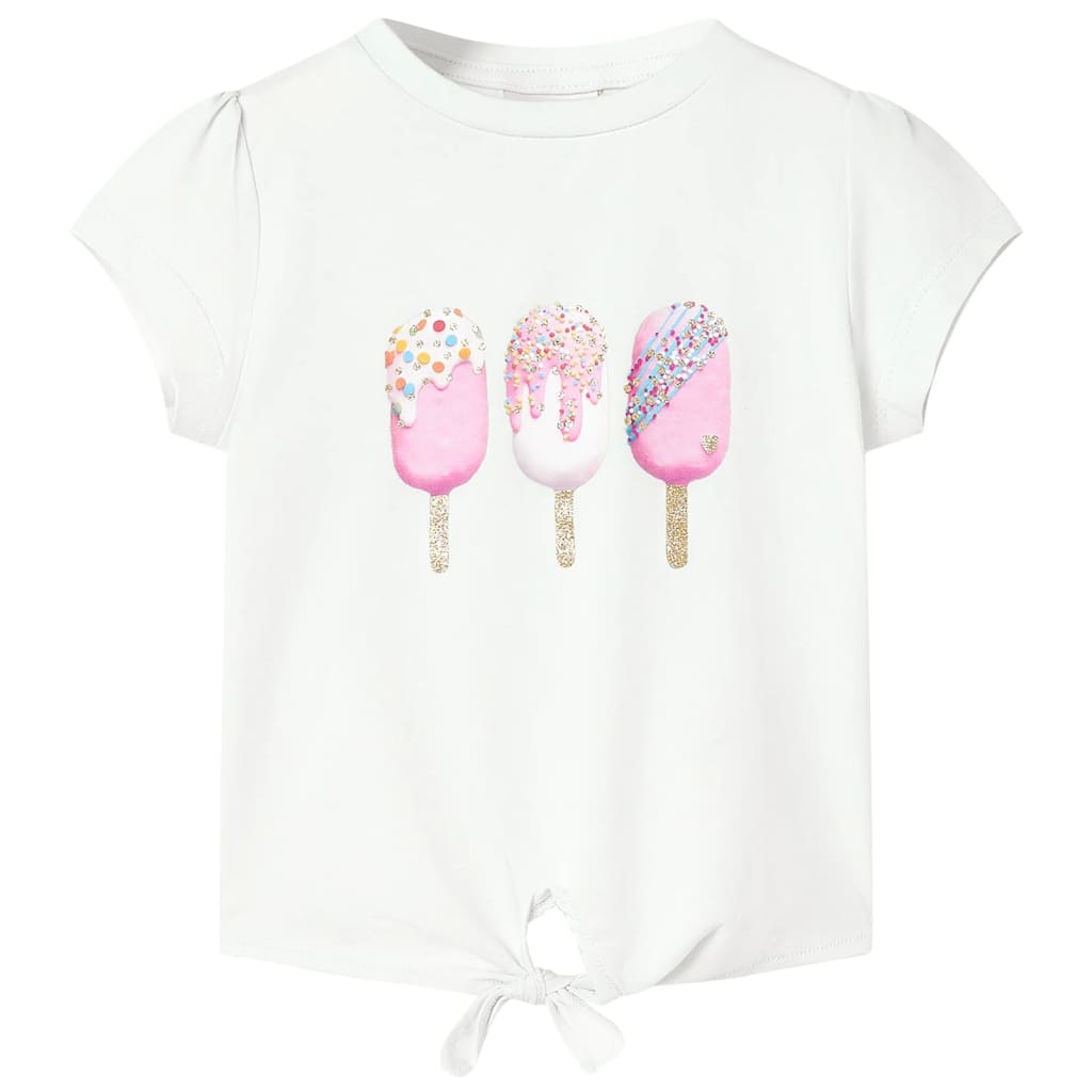 Vidaxl børneshirt 104 ECRU