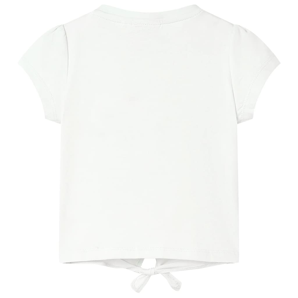 Vidaxl Camisa para niños 128 ECRU