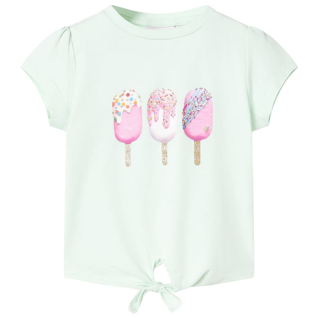 Vidaxl børneshirt 116 Let Mint